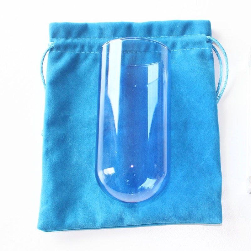 Jewish Chuppah Glass Fo Stomping Sky Blue Colos Jewish