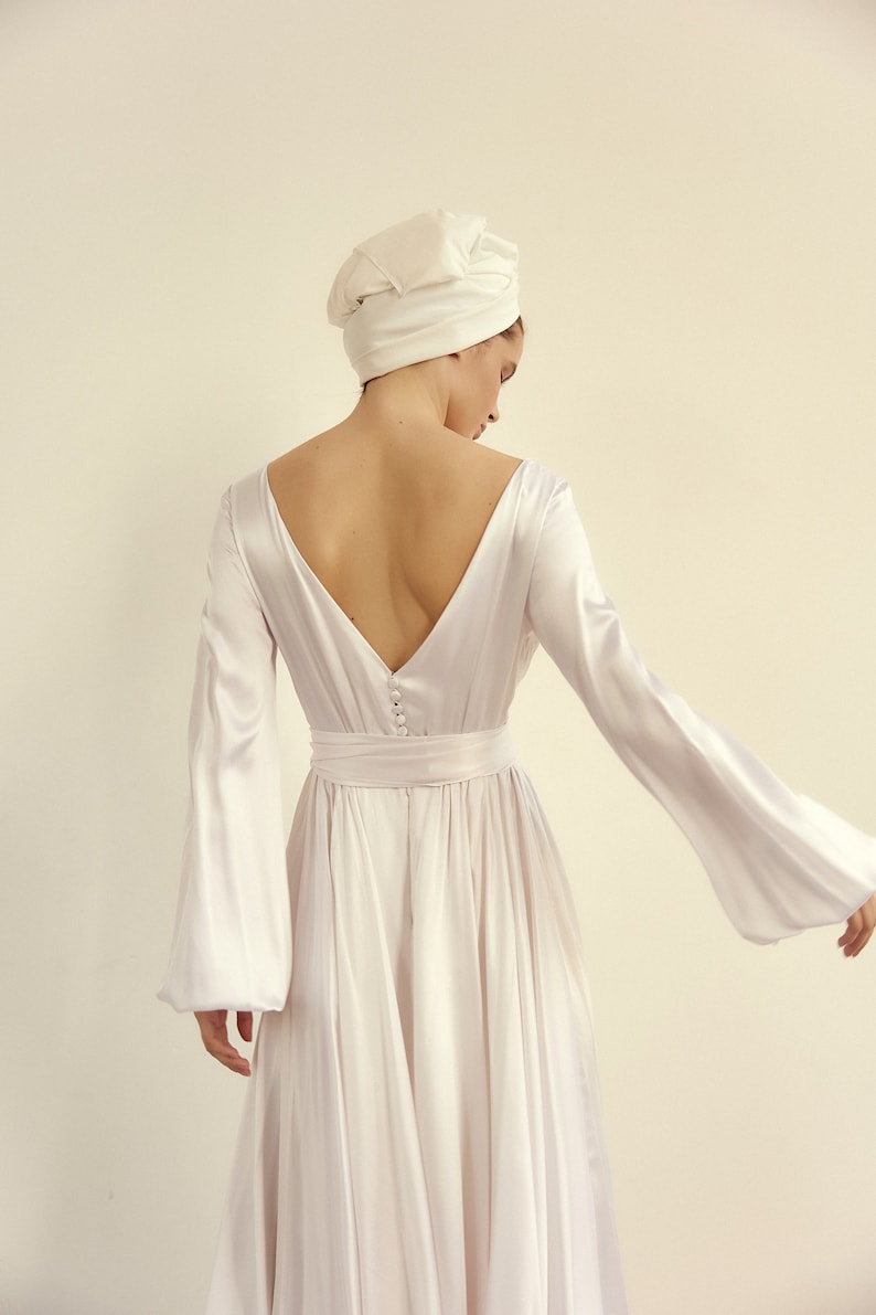 Mode katoenen tulband hoofddoek voor bruid afbeelding 4