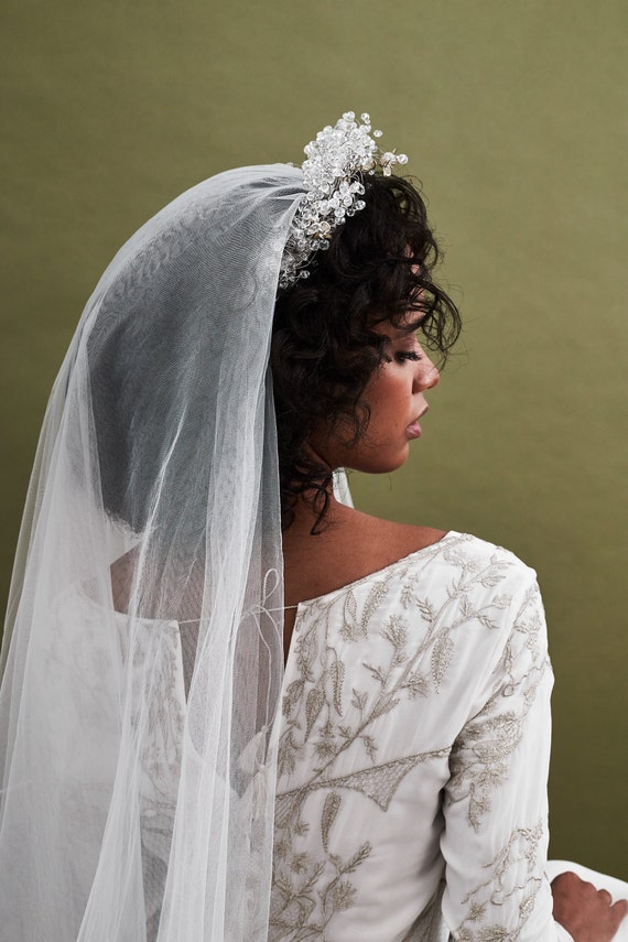 Forever Promise White Tulle Veil