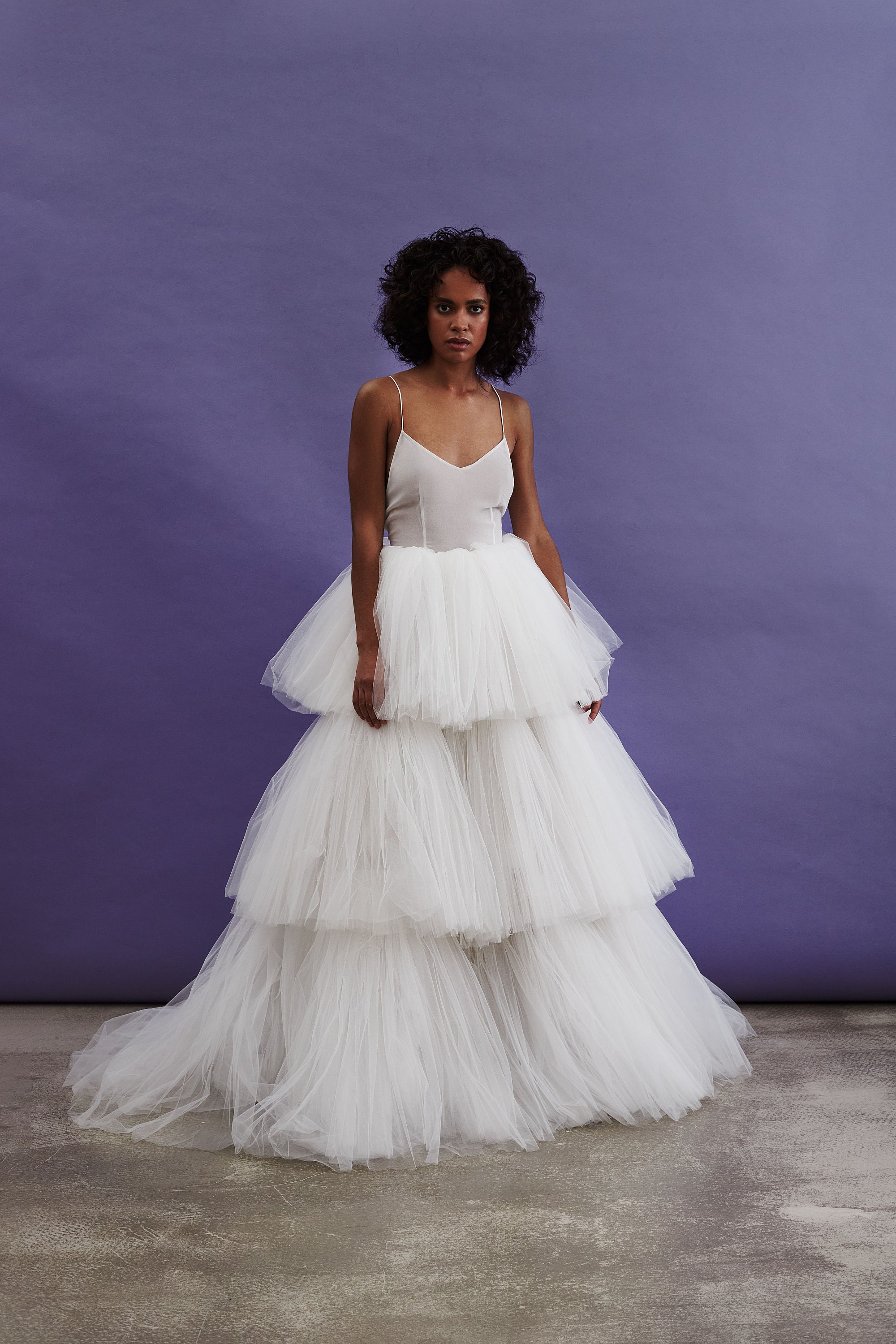 アメリヴィンテージ　EMBROIDERY TULLE TIERED DRESS AMERIアメリEMBROIDERY TULLE TIERED DRESS M アメリヴィンテージ