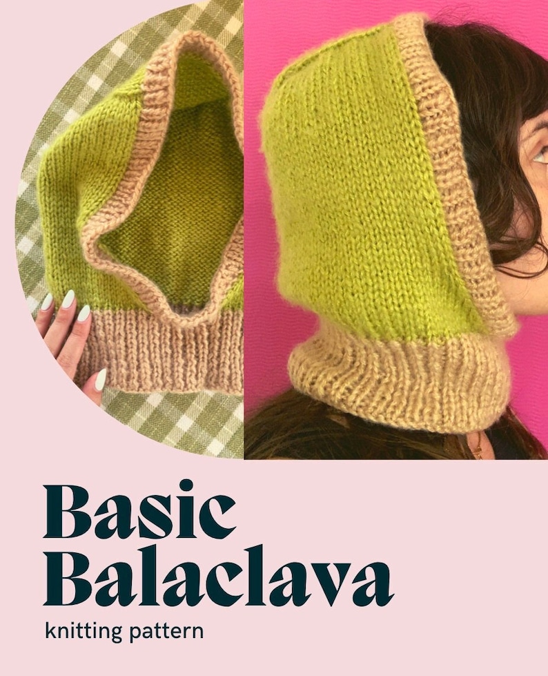 Basic Balaclava Knitting Pattern Etsy