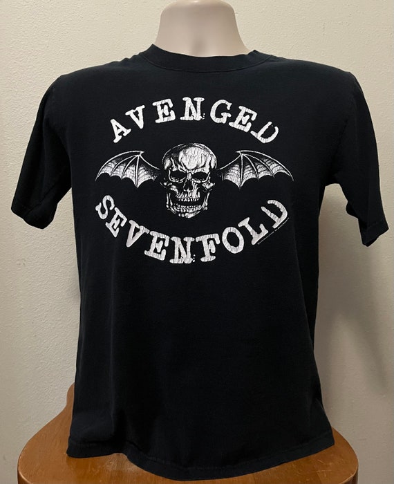 Grungy Avenged Sevenfold Band T Shirt Adult Small Pre-owned Gently