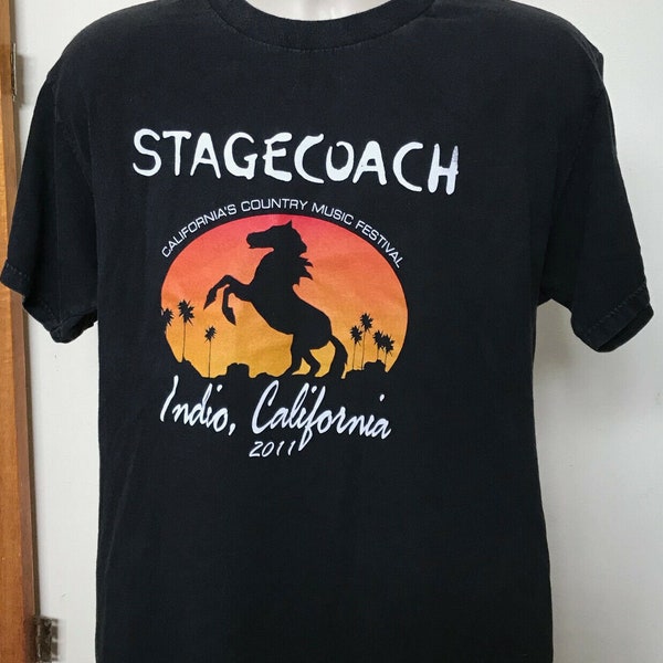Country Music Festival 2011 Stagecoach Concert T shirt Adult Large Concert T shirts FREE SHIPPING T shirts