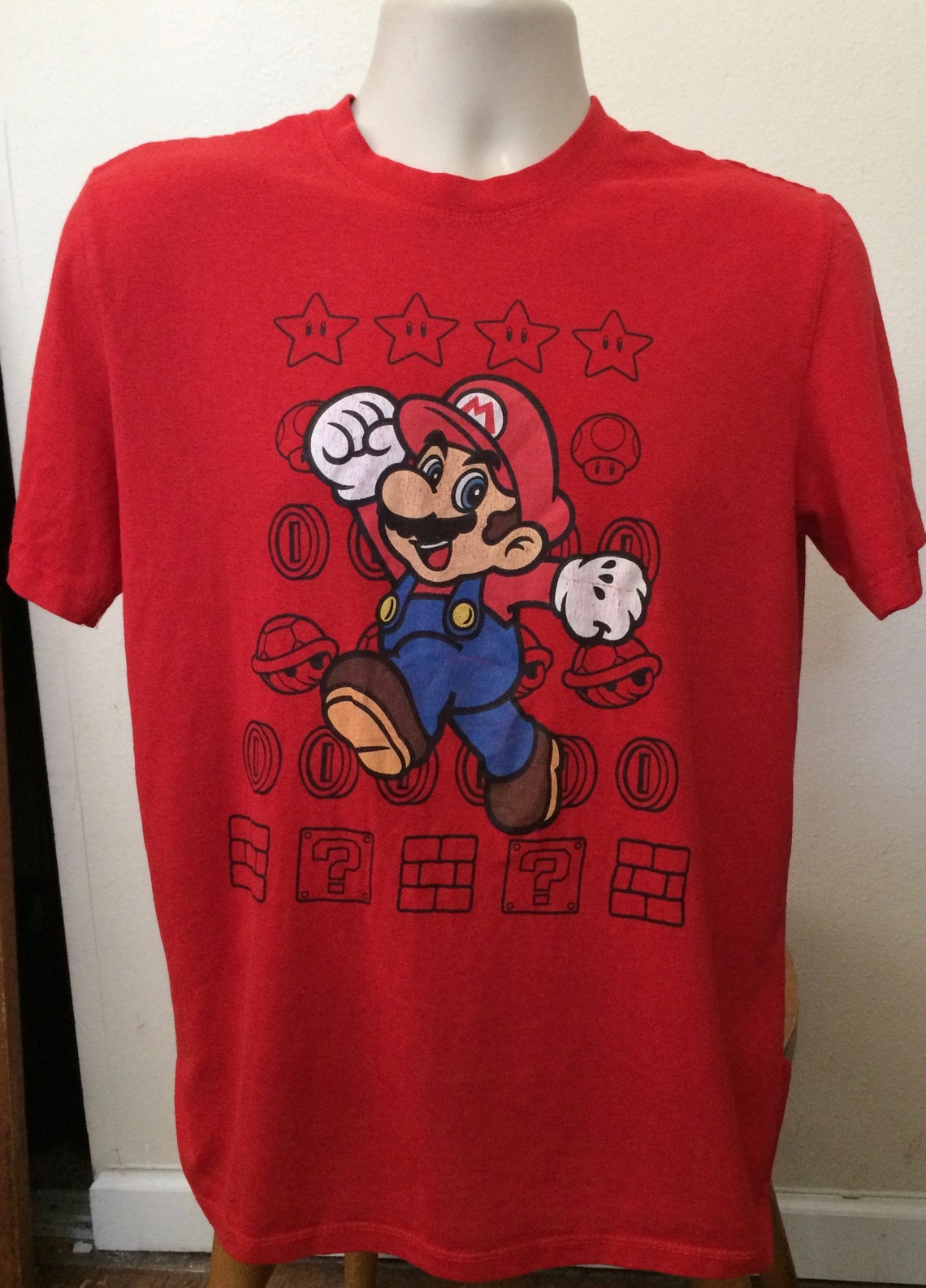 Vintage T Shirts Super Mario 1980s/90s Super Soft Super Thin - Etsy