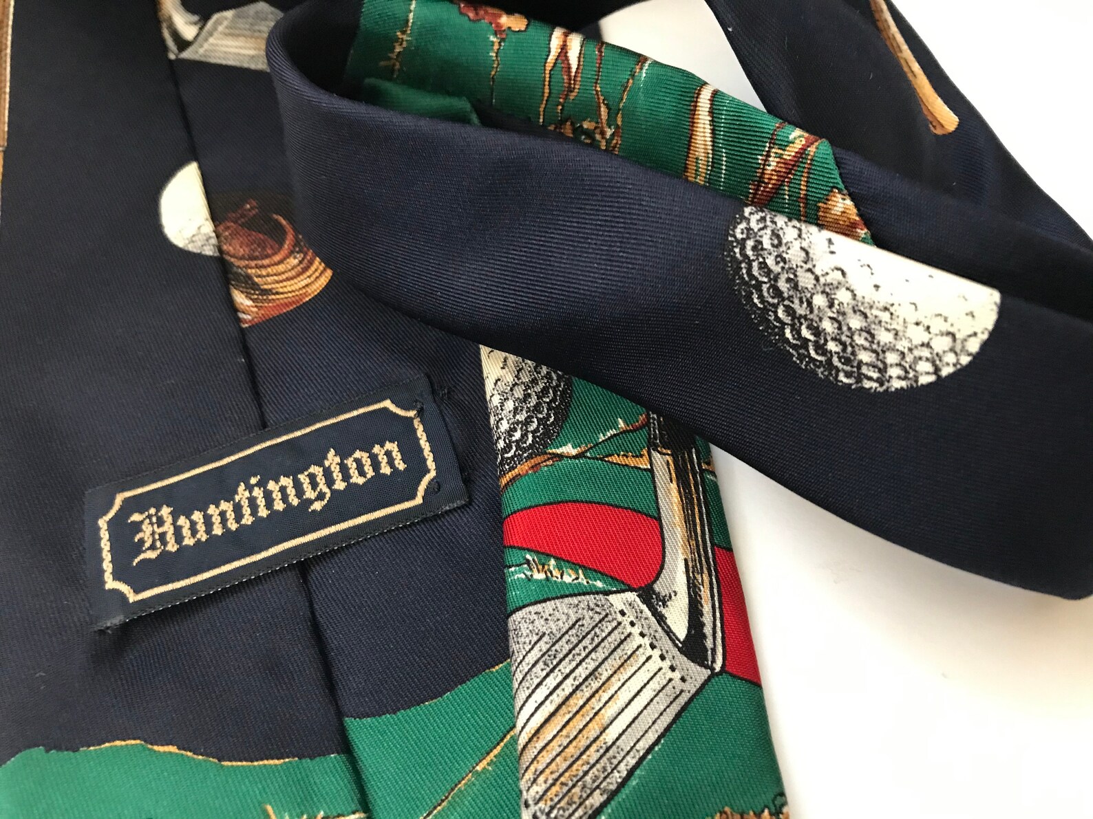 Vintage Ties Golf Theme Ties Gifts for Golfers Mens Neckties Etsy Italia