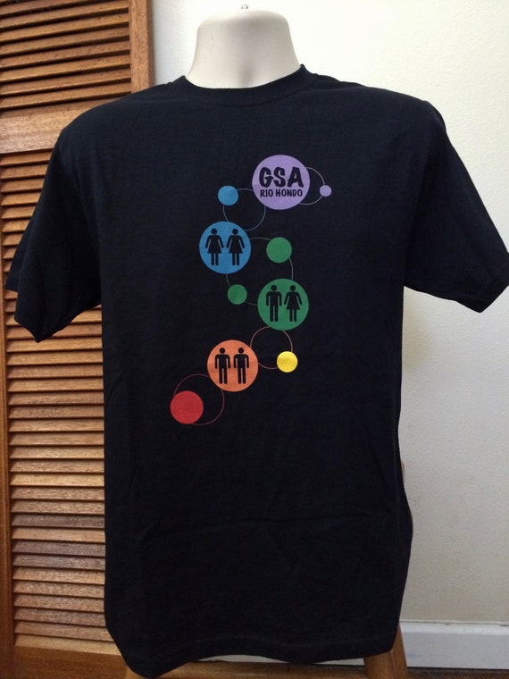 LGBTQ T shirts Vintage GSA T shirts Rio Hondo GSA… - image 3