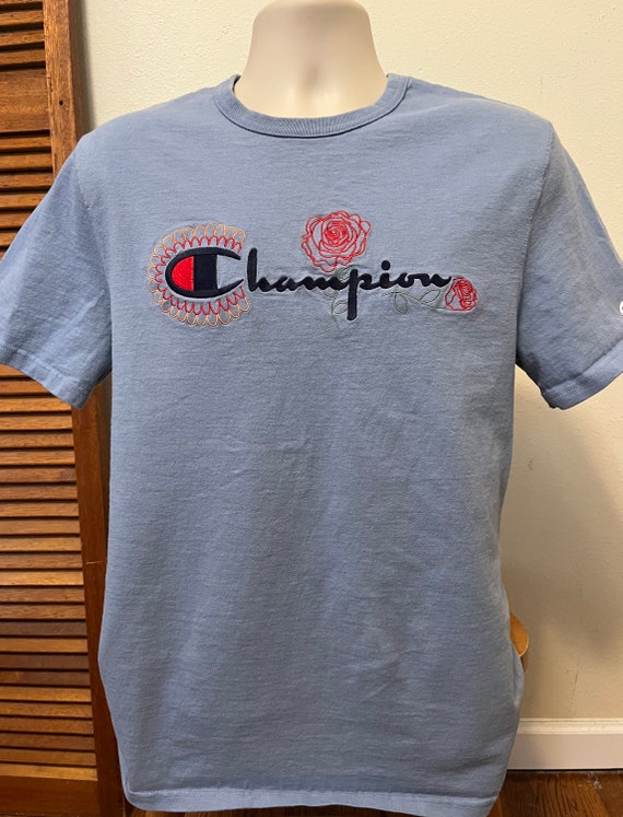 希少　80s Champion Tee Vintage 1980s Era Bright Gold Champion Brand T Shirt