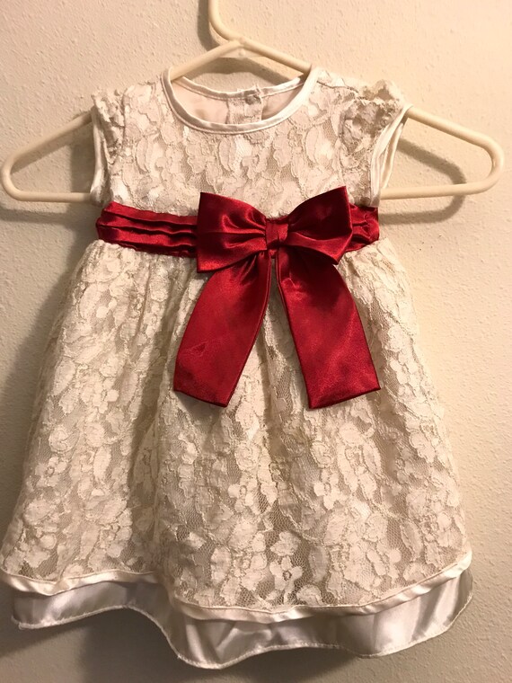 Vintage Baby Dresses Pearl White Baby Girl Easter… - image 1