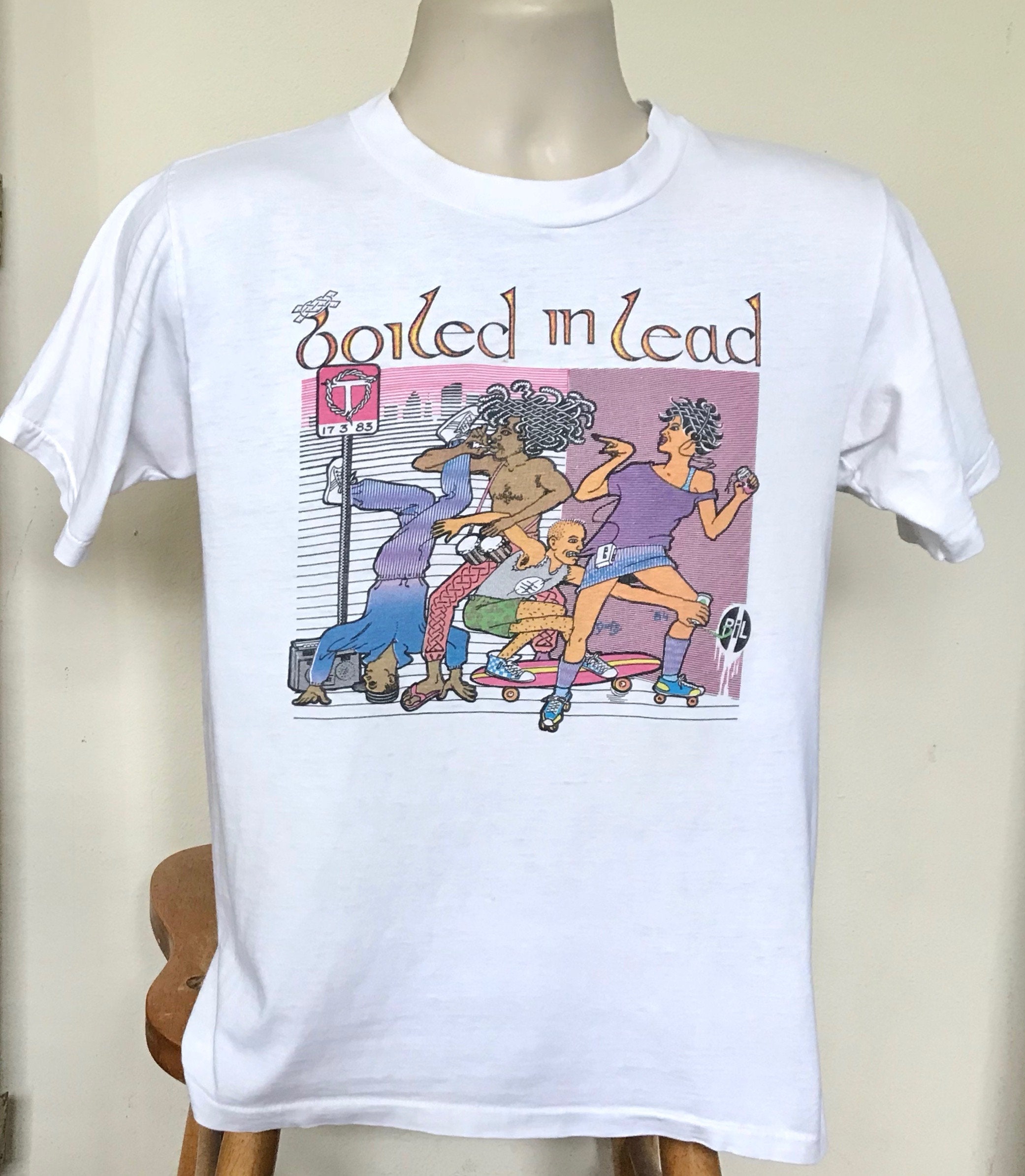 Music T Shirt Boiled in Led Folk Punk 