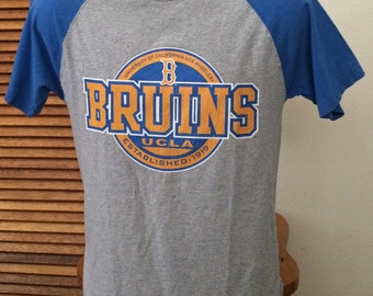 Vintage UCLA Raglan Short Sleeve UCLA Bruins T shirt Adult Medium T shirts Vintage Basketball Shirts and Jerseys Vintage Football