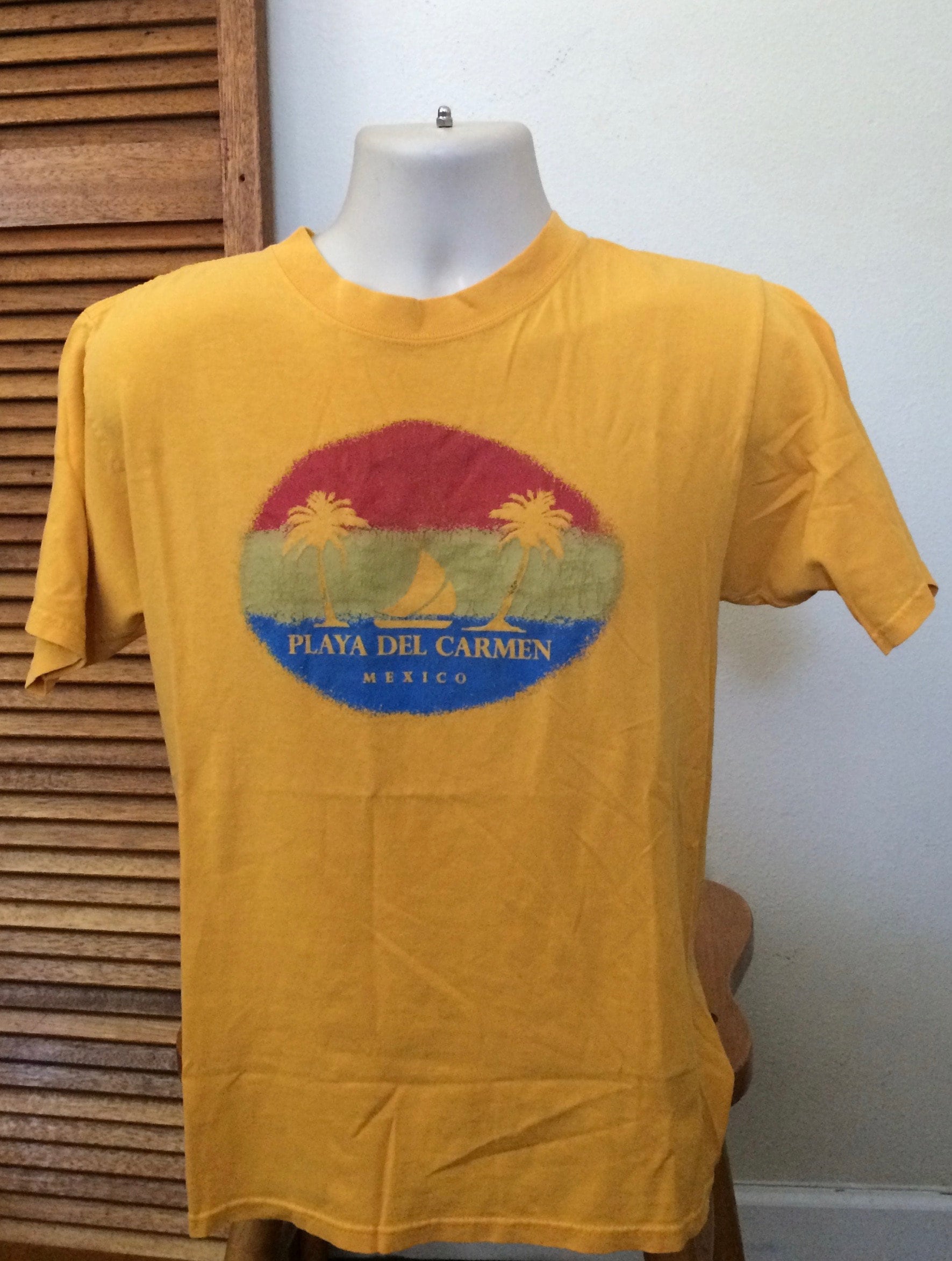 Vintage Playa Del Carmen T Shirt Yazbek Mexico Beaches