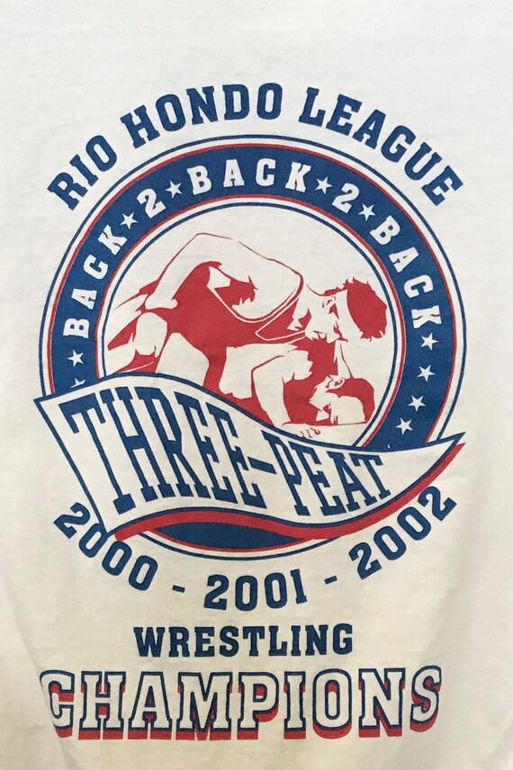 Vintage Wrestling Shirts Vintage Sports T shirts … - image 4