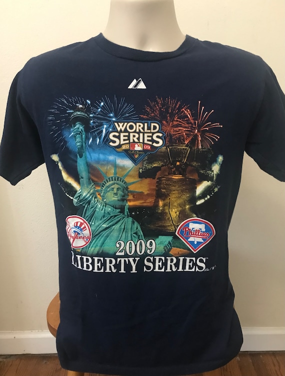 2009 Yankees World Series T Shirt MLB Champions Liberty Series 