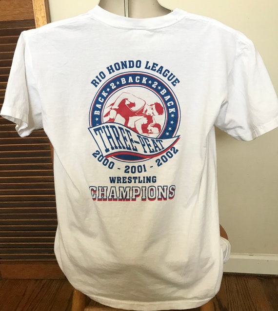 Vintage Wrestling Shirts Vintage Sports T shirts … - image 3