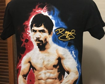Manny Pacquiao vs Keith Thurman 4LUVofBOXING T-shirt New WH or BK Boxing tees 