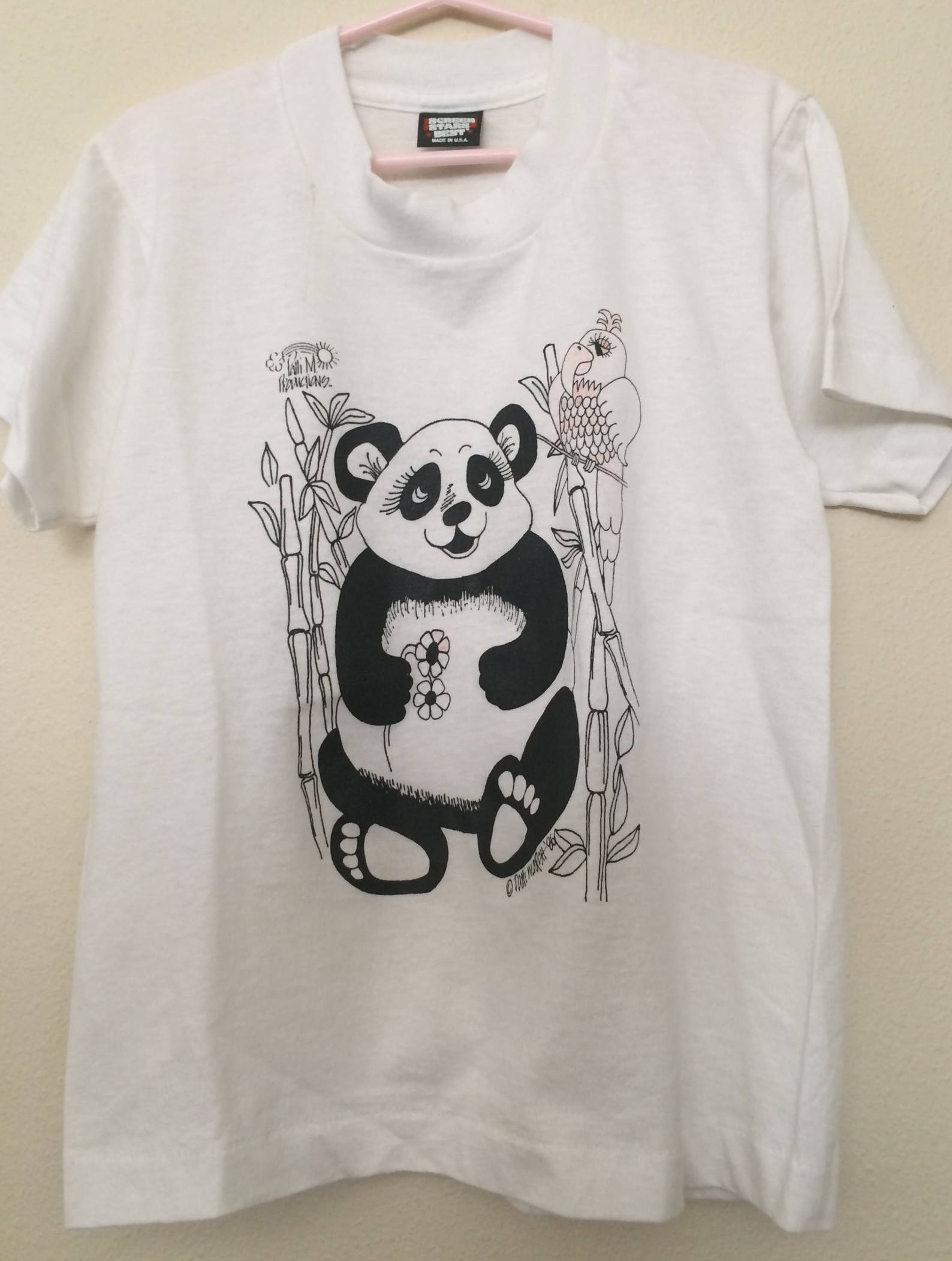 Youth Screen Stars Shirts 1980s Vintage T Shirts Panda Graphic Etsy