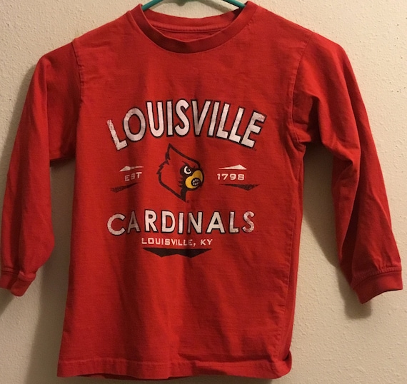 Youth Louisville Cardinals Long Sleeve T Shirt College Sports 