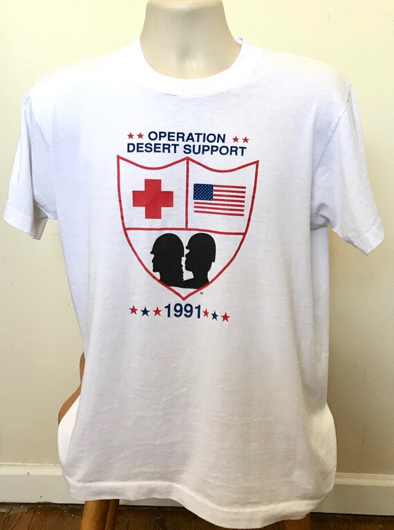 1991 Operation Desert Storm T Shirt 