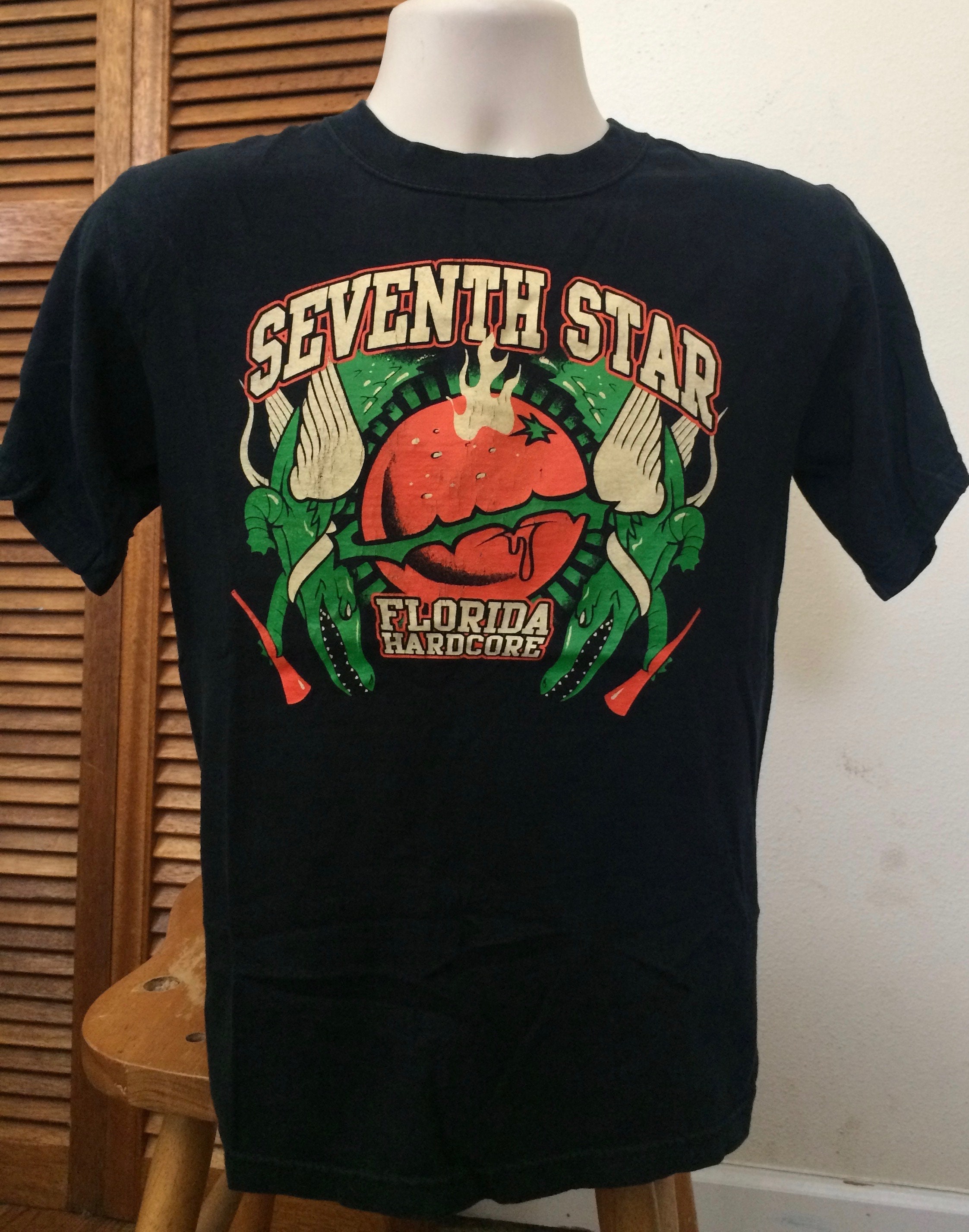 Vintage Bands Concert T Shirts 1990s Seventh Star Christian Vintage Bands Concert T Shirts 1990s Seventh Star Christian