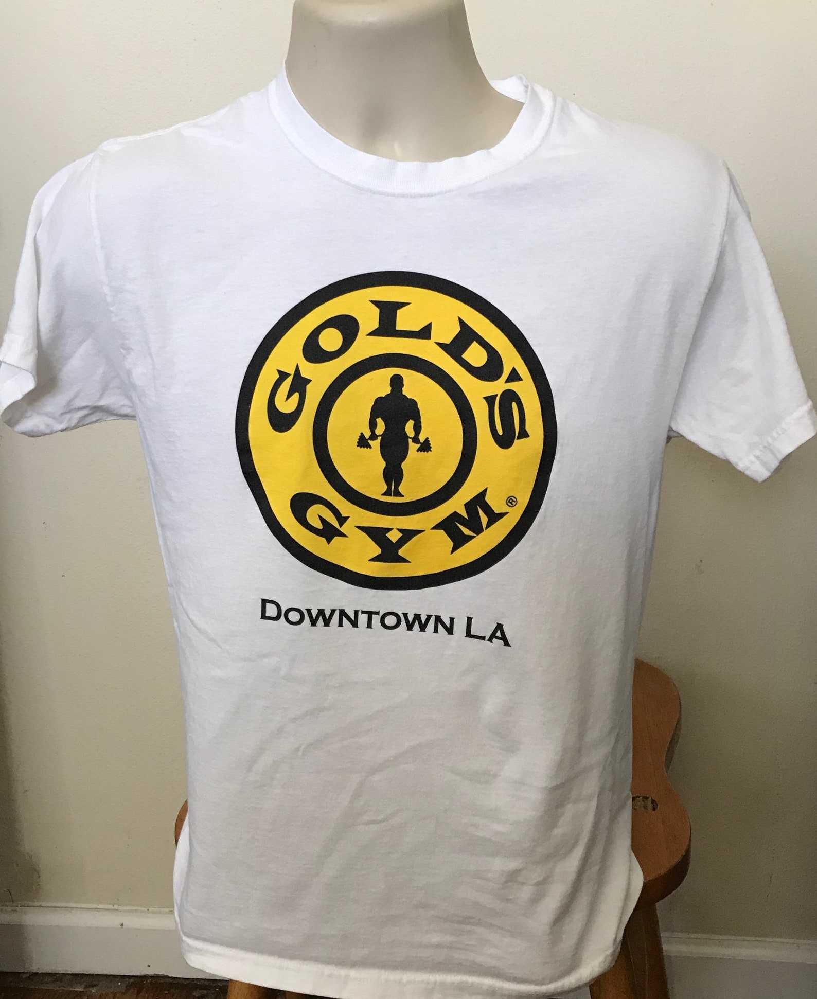 Gold's Gym T Shirts Los Angeles Graphic T Shirts 1990s T Shirts Adult ...