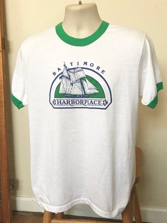 1980s Vintage T Shirts Harbor Place T 