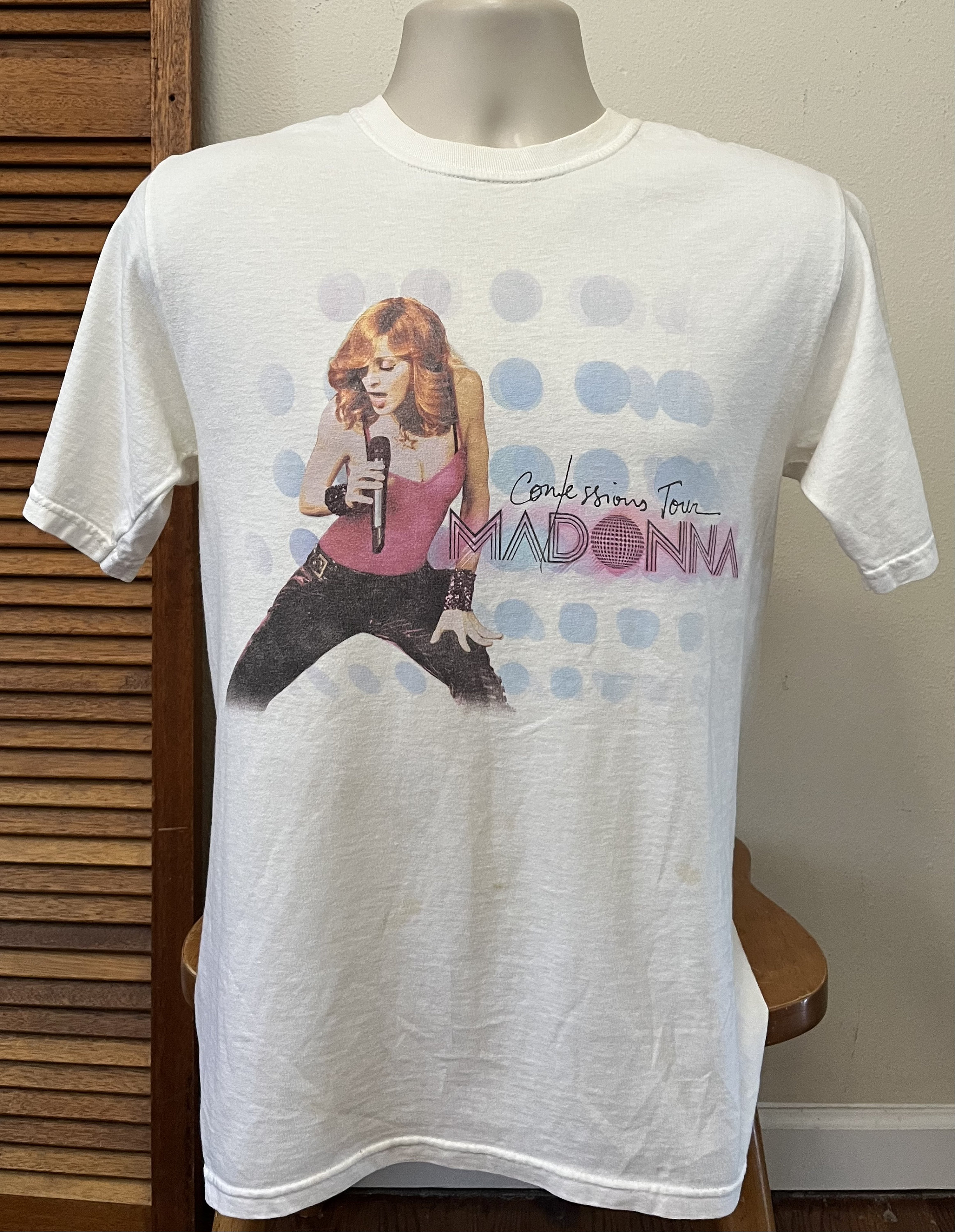 Madonna Confessions USA 2006 Tour Dates T-Shirt Original