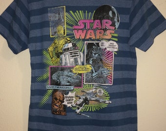 Vintage 90s Star Wars Darth Vader all over print movie promo