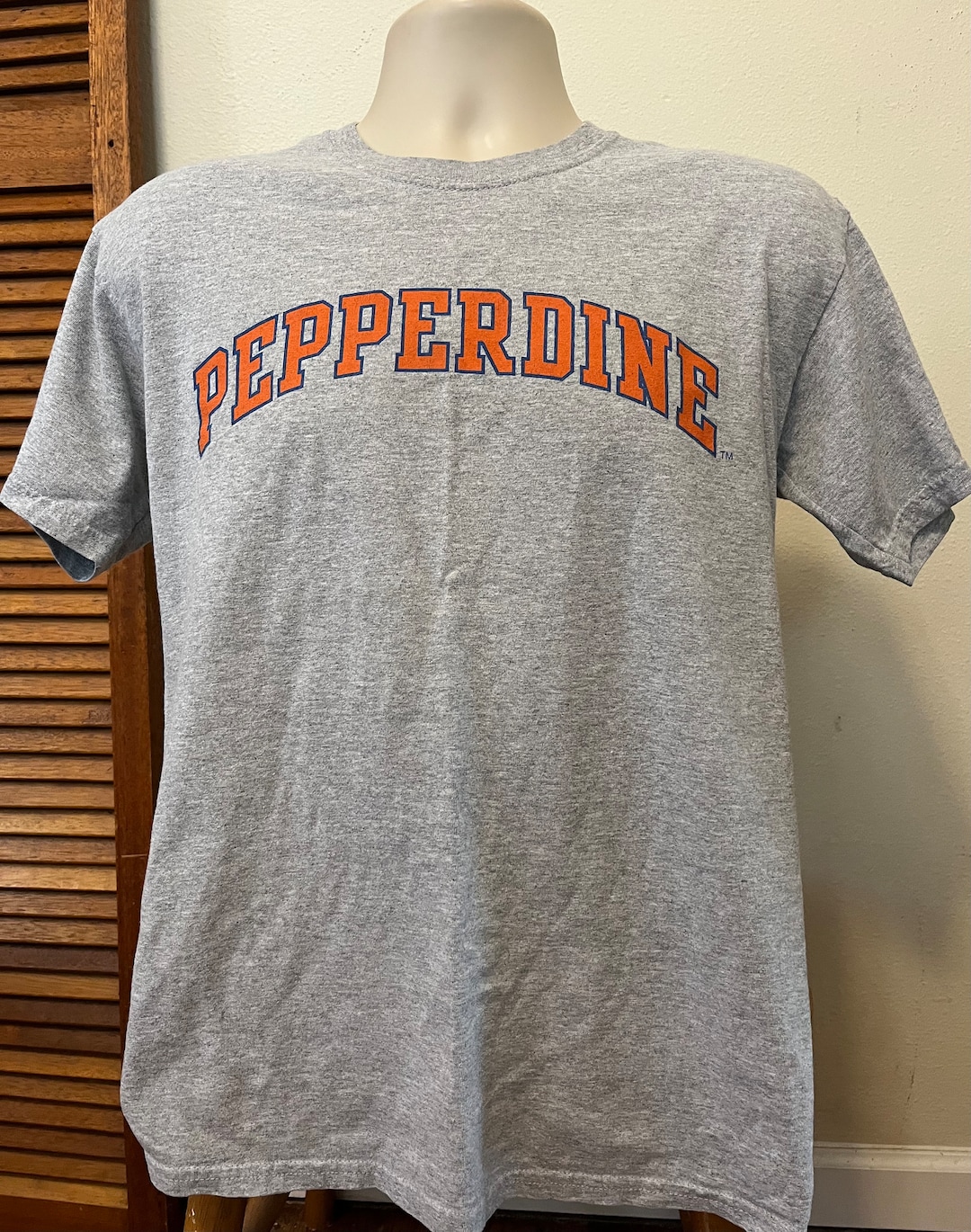 2000s Pepperdine University Gray Pre-owned T Shirt Steve and Barry's ...