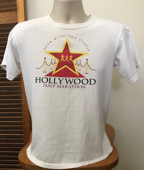 Vintage Hollywood T shirts Hollywood Half Marathon