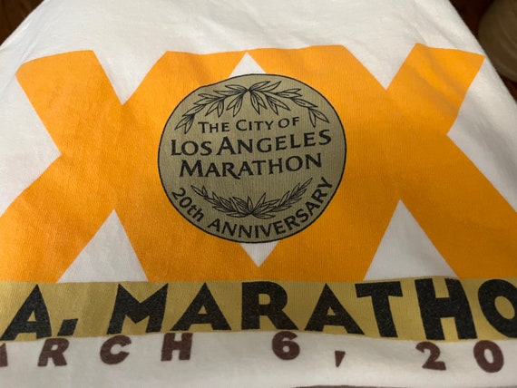 Authentic 2005 Los Angeles Marathon T shirt Souve… - image 3