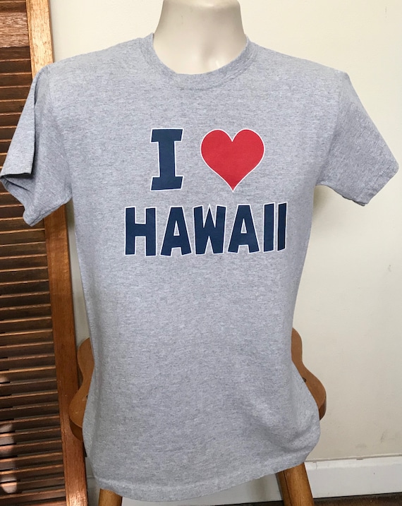 Vintage Small T shirts  "I Love Hawaii" T shirt G… - image 1