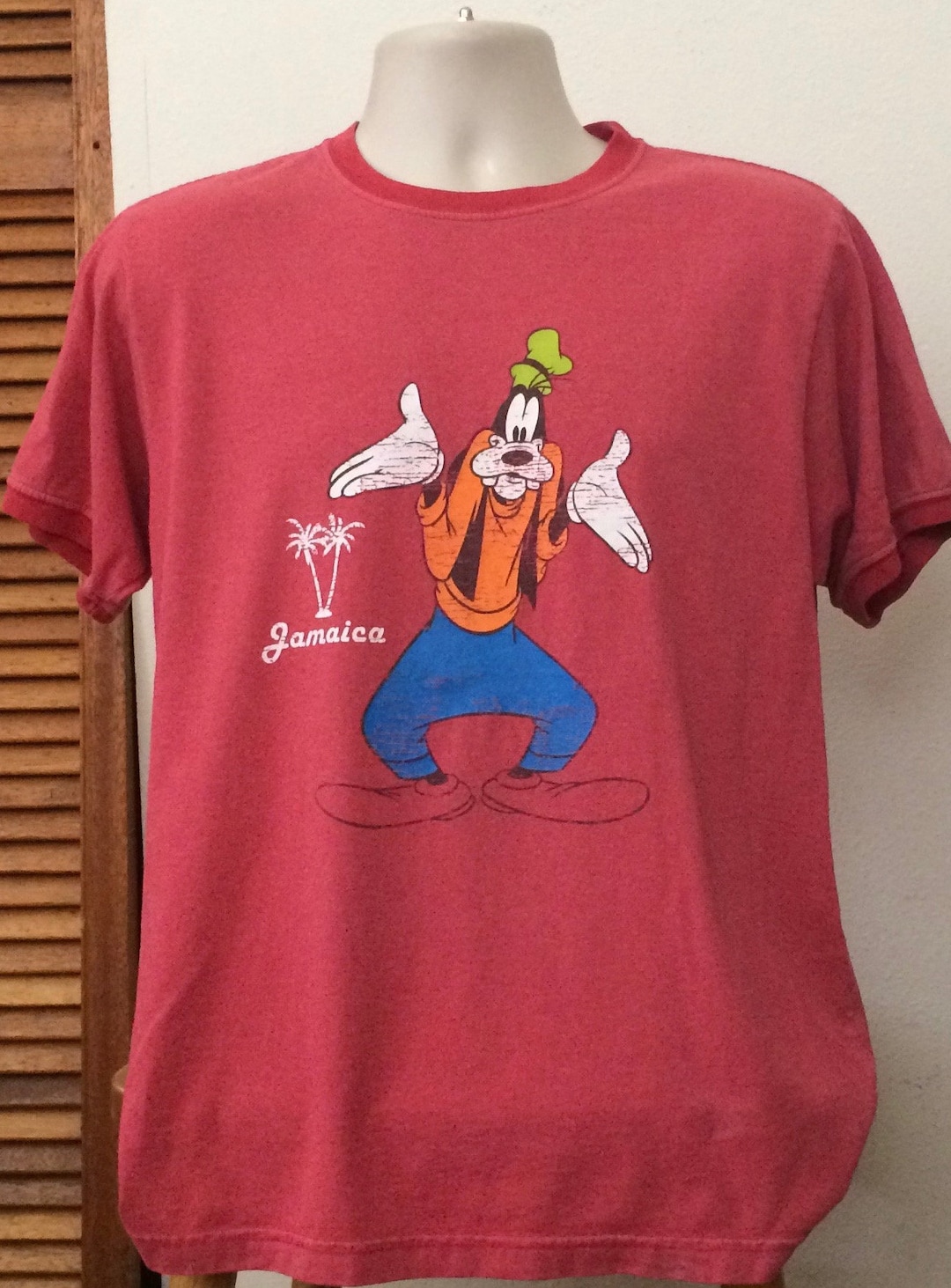 Vintage Ringer T Shirts Disney T Shirts Goofy Jamaica Ringer T