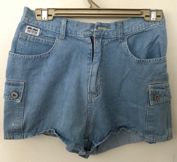 1980s/1990s Vintage Guess Shorts Denim Jeans Shor… - image 2