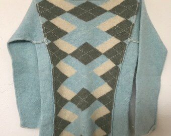 Girls Vintage Style Argyle Sweater Girls Size 4 Sweaters Youth Argyle Sweaters Excellent Unused Condition Girls Argyle Sweater