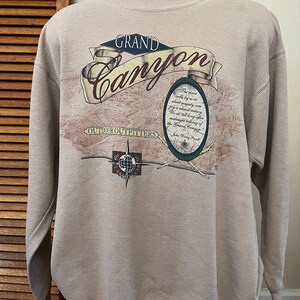 Vintage Grand Canyon Sweatshirt Good Condition Adult XL Sweatshirts Souvenirs Grand Canyon Souvenirs
