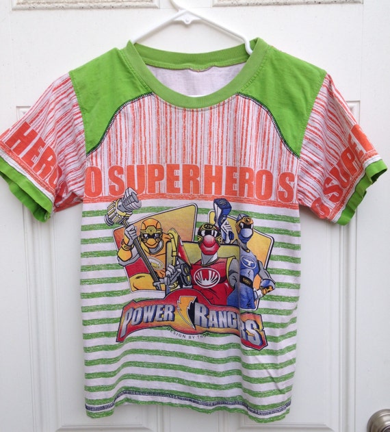 Youth Vintage T shirts 1990s Power Rangers Vintage 90's Tshirt Boys Girls  Tshirt