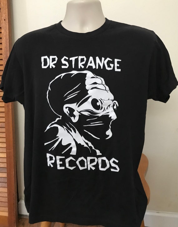 Dr. Strange Records T shirt  Soft Cotton Adult La… - image 1