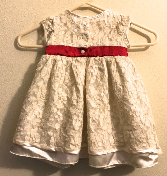 Vintage Baby Dresses Pearl White Baby Girl Easter… - image 3