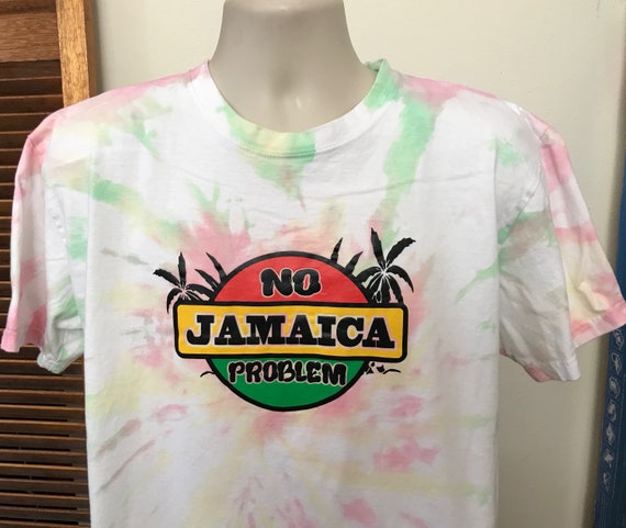 Jamaica t shirts Vintage Tie Dye T shirts Adult L… - image 2