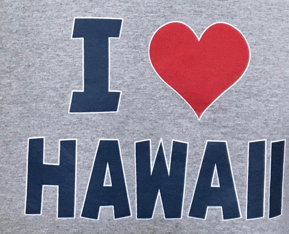 Vintage Small T shirts  "I Love Hawaii" T shirt G… - image 2