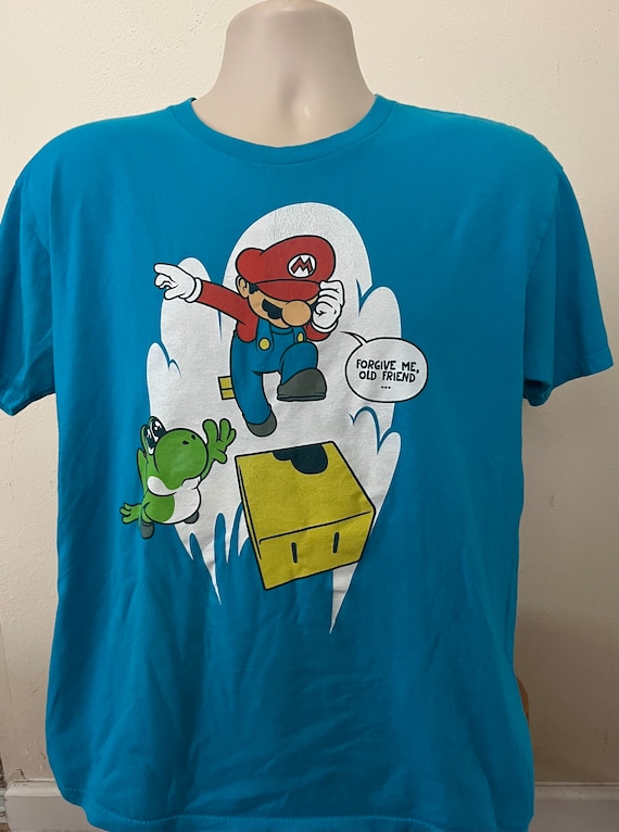 Vintage Mario T shirts Collectible Video Game T sh