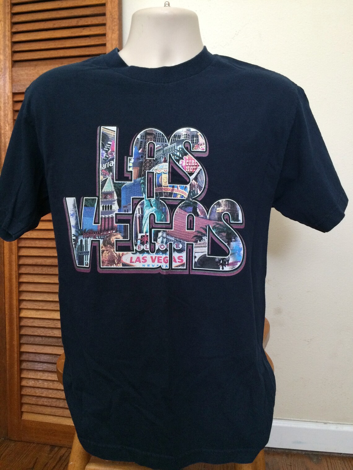 LAS VEGAS T Shirts Souvenir Casino T Shirts Vintage Medium T Etsy