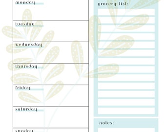 Printable Meal Planner