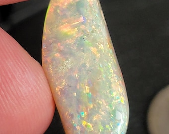 11.7 carat Australian opal Bead with 2mm hole