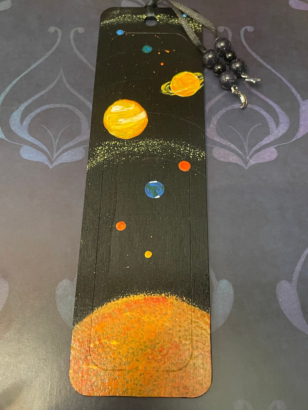 Solar System Bookmark Design Solar System Bookmark - Etsy