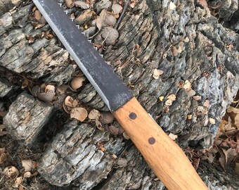 Hand forged Butchers Knife