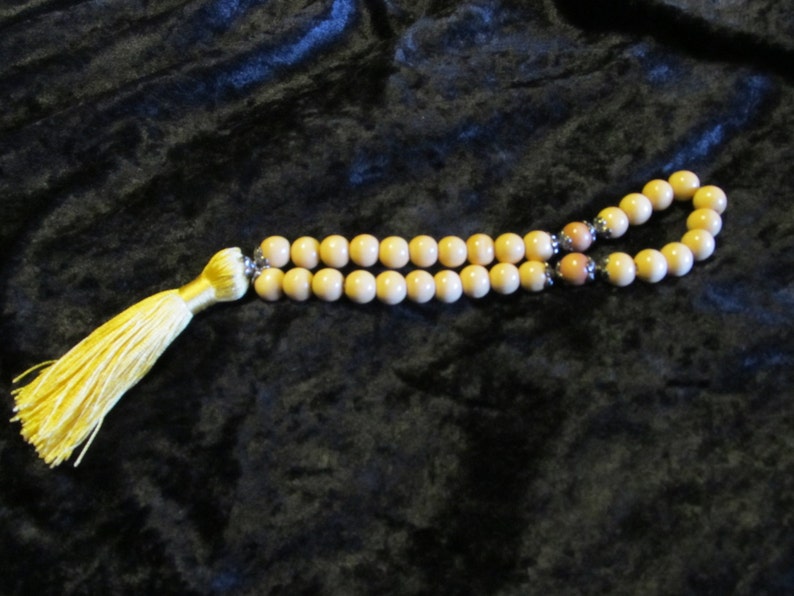 12mm wood bead paternoster prayer beads Etsy