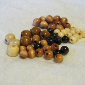 Choose your own wood bead paternoster prayer beads image 3