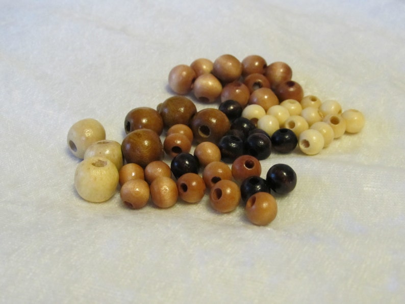 Choose your own wood bead paternoster prayer beads image 3