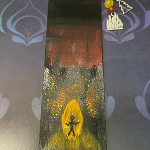 Fire starter bookmark